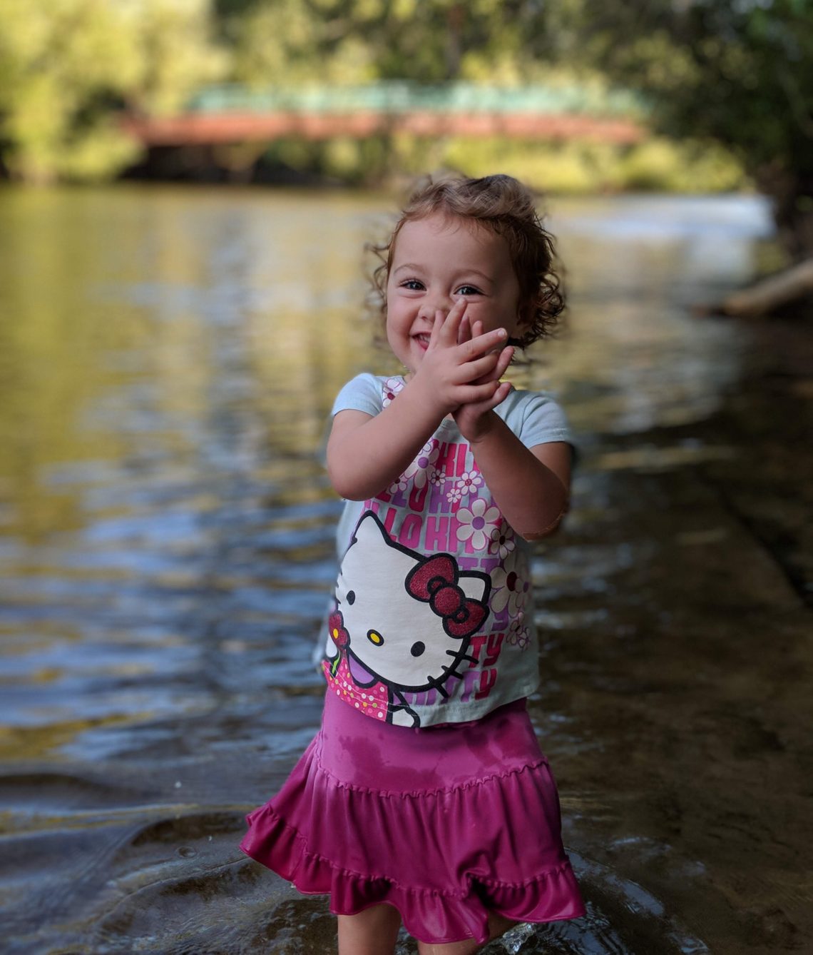 Delighted child