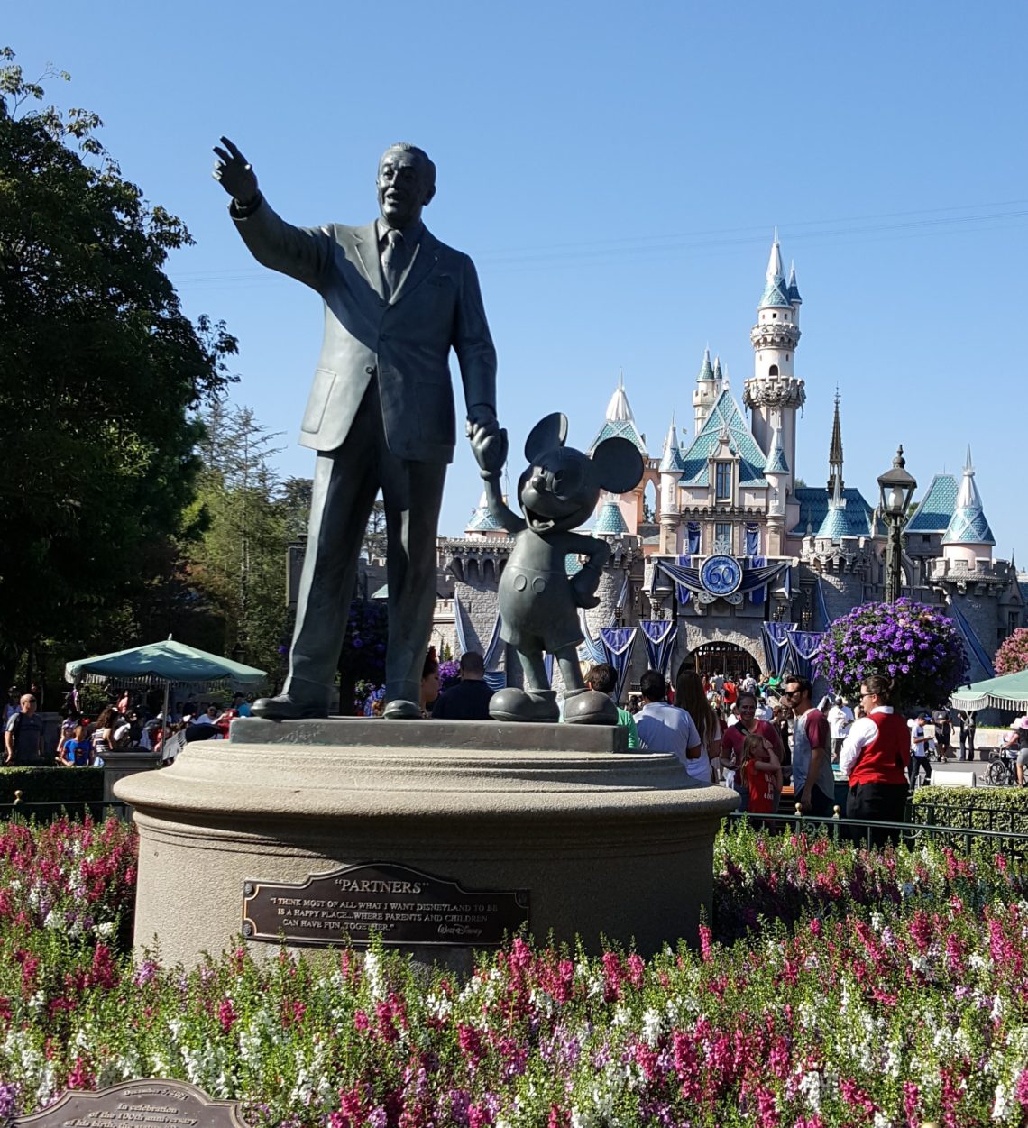 Disneyland Partners Statue