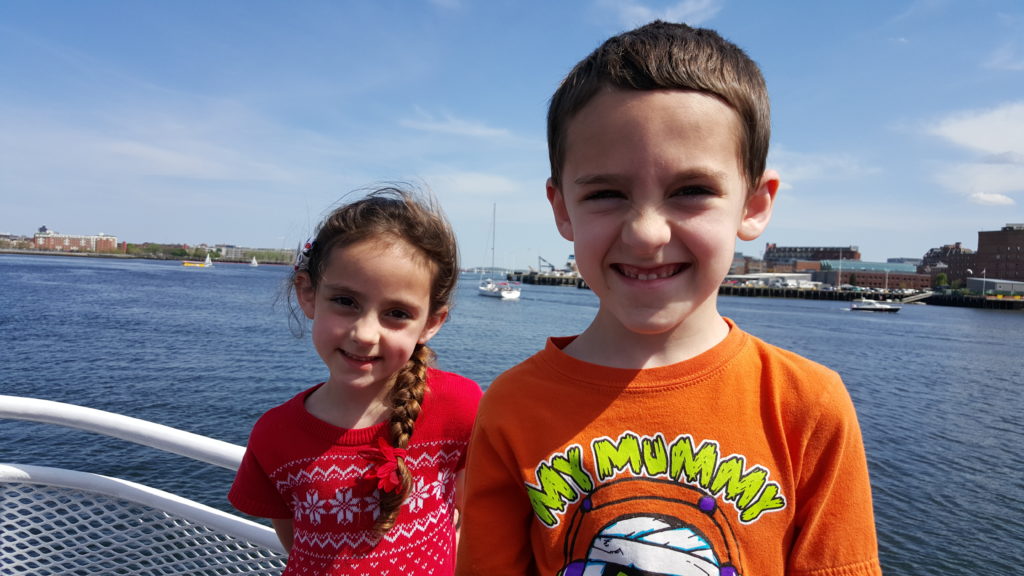 children on Harbor Cruise